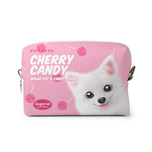 Dubu the Spitz’s Cherry Candy New Patterns Mini Volume Pouch