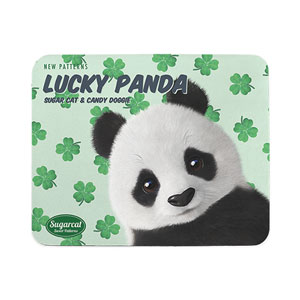 Panda’s Lucky Clover New Patterns Mouse Pad