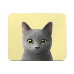 Woori the Russian Blue Mouse Pad