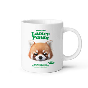 Radi the Lesser Panda TypeFace Mug