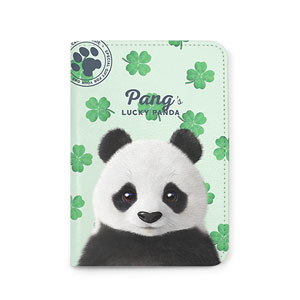 Panda’s Lucky Clover Passport Case