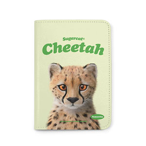Samantha the Cheetah Type Passport Case