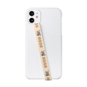 Moon the British Cat Face Phone Strap