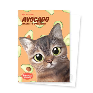 Lucy’s Avocado New Patterns Postcard