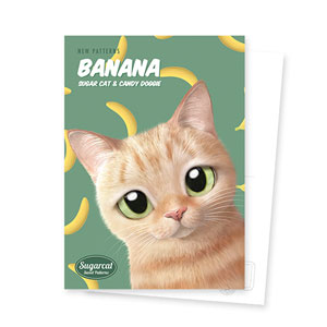 Luny’s Banana New Patterns Postcard