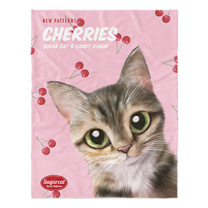 Cherry’s Cherries New Patterns Soft Blanket