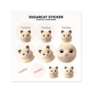 Pudding the Hamster Sticker
