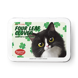 Lucky&#039;s Four Leaf Clover New Patterns Tin Case MINI