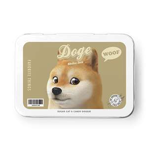 Doge the Shiba Inu (GOLD ver.) MyRetro Tin Case MINI