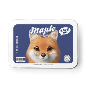 Maple the Red Fox MyRetro Tin Case MINI