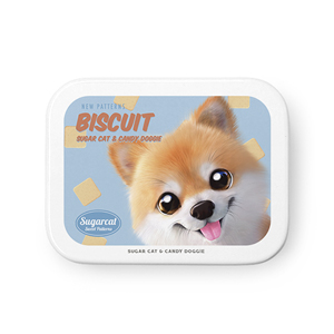 Tan the Pomeranian’s Biscuit New Patterns Tin Case MINIMINI