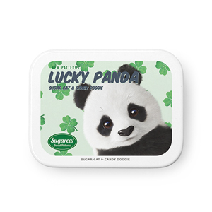 Panda’s Lucky Clover New Patterns Tin Case MINIMINI