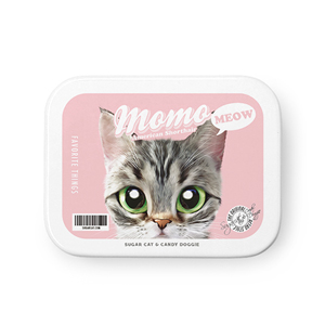 Momo the American shorthair cat MyRetro Tin Case MINIMINI