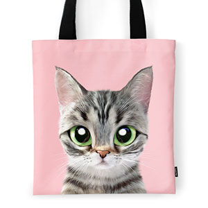 Momo the American shorthair cat Tote Bag