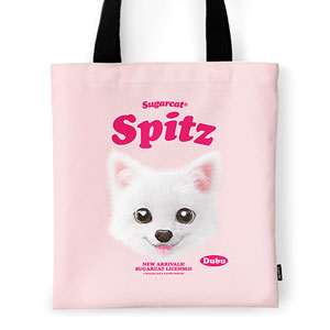 Dubu the Spitz TypeFace Tote Bag