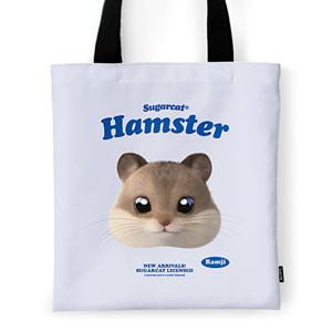 Ramji the Hamster TypeFace Tote Bag