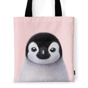 Peng Peng the Baby Penguin Tote Bag