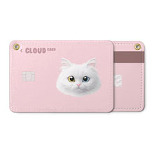 Cloud the Persian Cat Face Card Holder