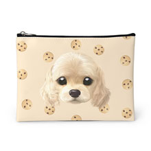 Momo the Cocker Spaniel’s Chocochips Face Leather Pouch