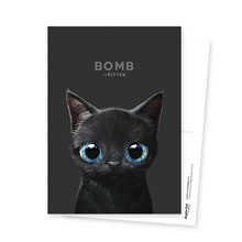 Bomb the Kitten Postcard