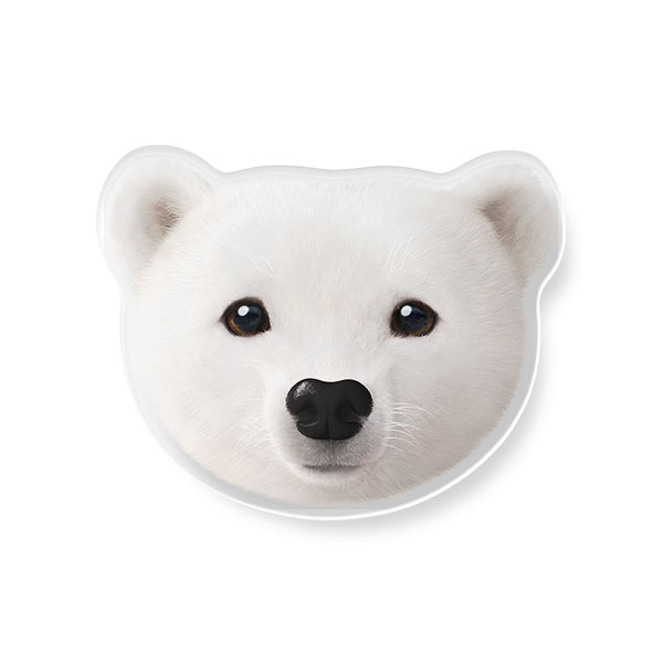 북극곰 폴라 얼굴 아크릴스마트톡