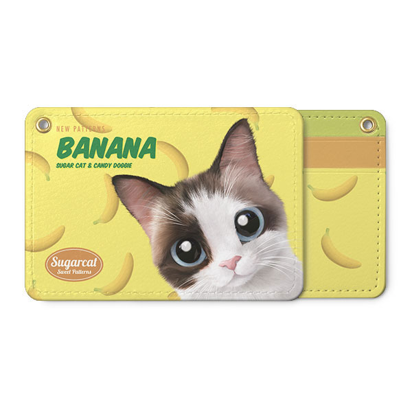 티노의 바나나 뉴패턴 카드지갑