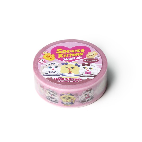 Snooze Kittens® Maid Cafe Masking Tape