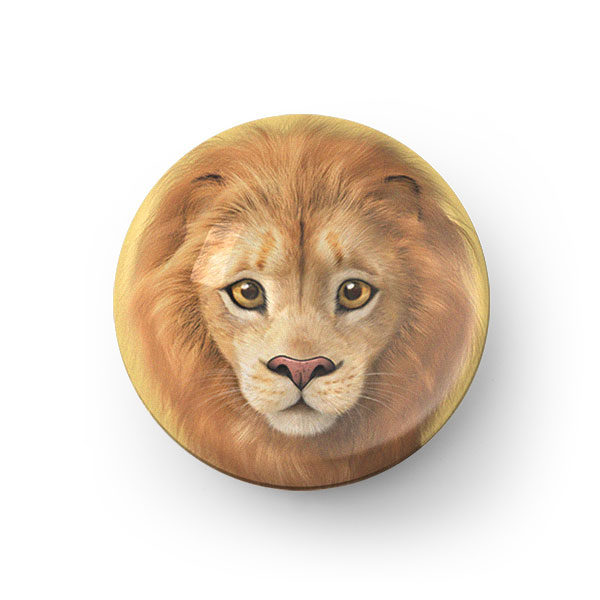Lager the Lion Acrylic Dome Tok