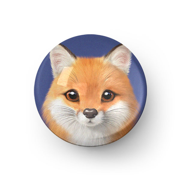 Maple the Red Fox Acrylic Dome Tok