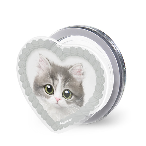 Dan the Kitten MyHeart Acrylic Magnet Tok (for MagSafe)