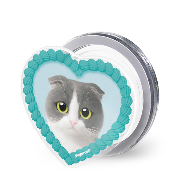 Euro MyHeart Acrylic Magnet Tok (for MagSafe)