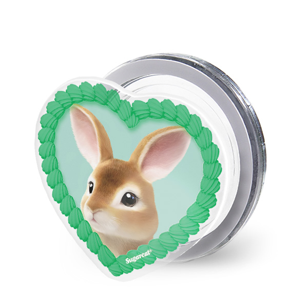 Haengbok the Rex Rabbit MyHeart Acrylic Magnet Tok (for MagSafe)