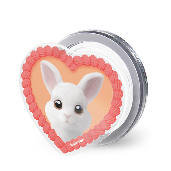 Carrot the Rabbit MyHeart Acrylic Magnet Tok (for MagSafe)