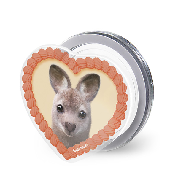 Wawa the Wallaby MyHeart Acrylic Magnet Tok (for MagSafe)
