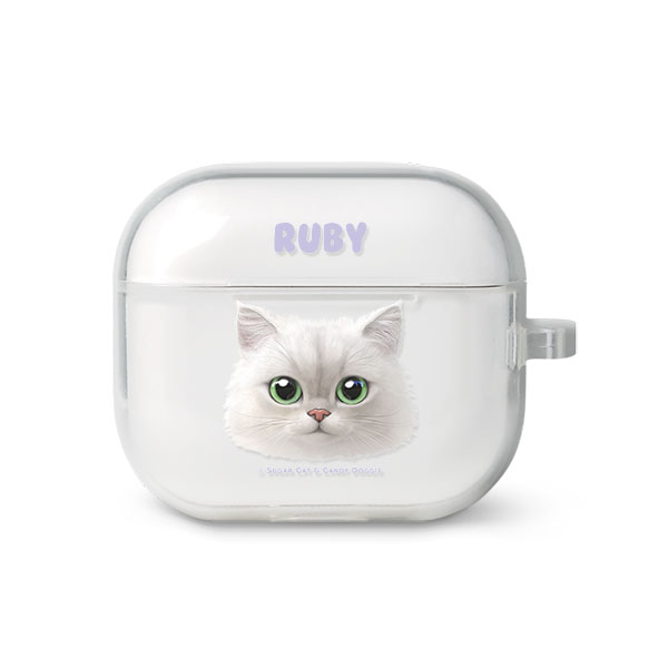 Ruby the Persian Face AirPods 3 TPU Case