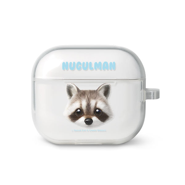 Nugulman the Raccoon Face AirPods 3 TPU Case