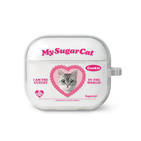 Cookie the American Shorthair MyHeart AirPods 3 TPU Case