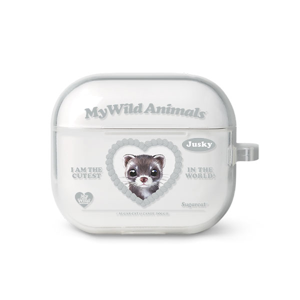 Jusky the Ferret MyHeart AirPods 3 TPU Case