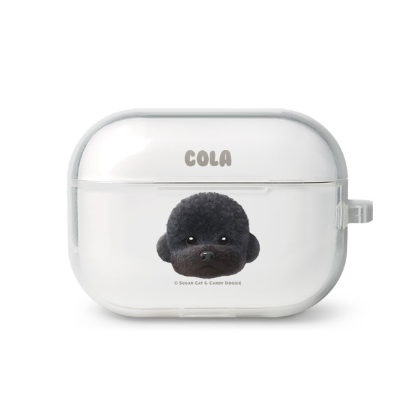 Cola the Medium Poodle Face AirPod Pro TPU Case
