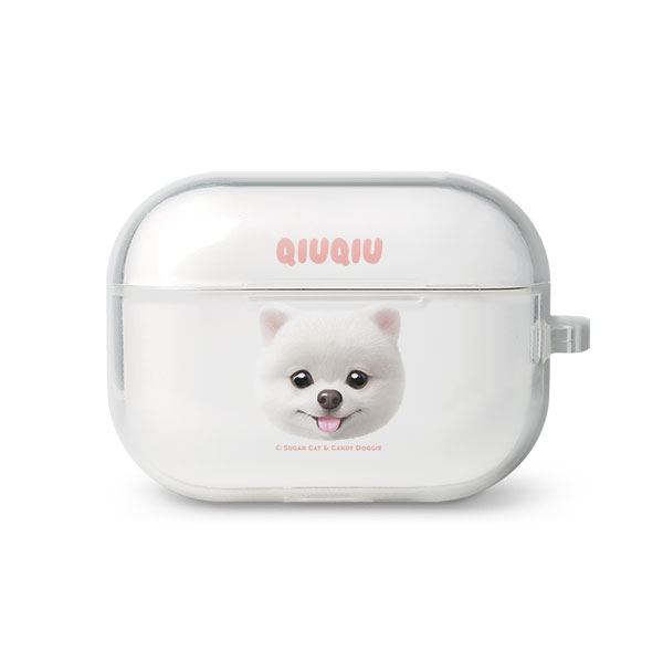 QiuQiu the Pomeranian Face AirPod Pro TPU Case