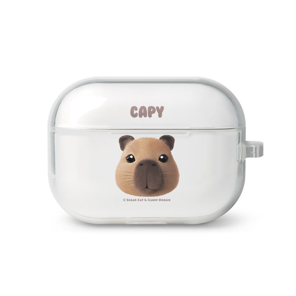 Capybara the Capy Face AirPod Pro TPU Case