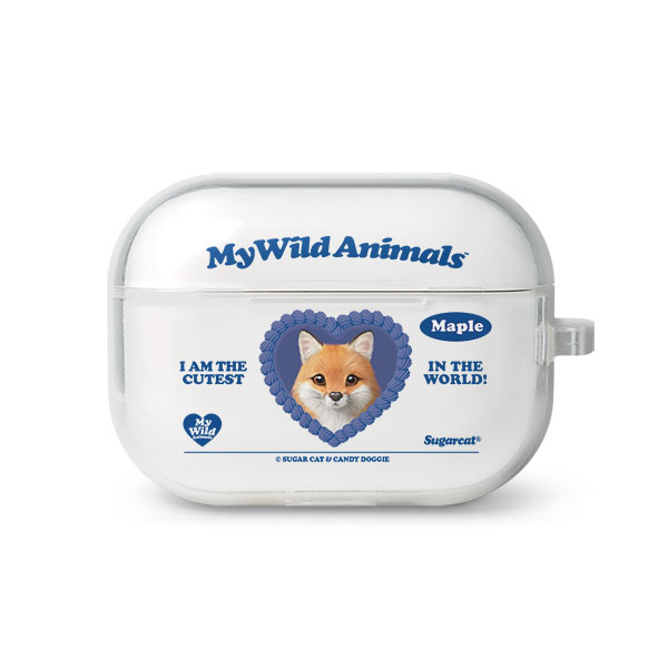 Maple the Red Fox MyHeart AirPod Pro TPU Case