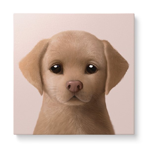 Cocoa the Labrador Retriever Art Canvas