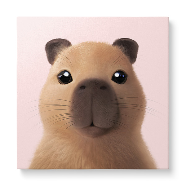Capybara the Capy Art Canvas