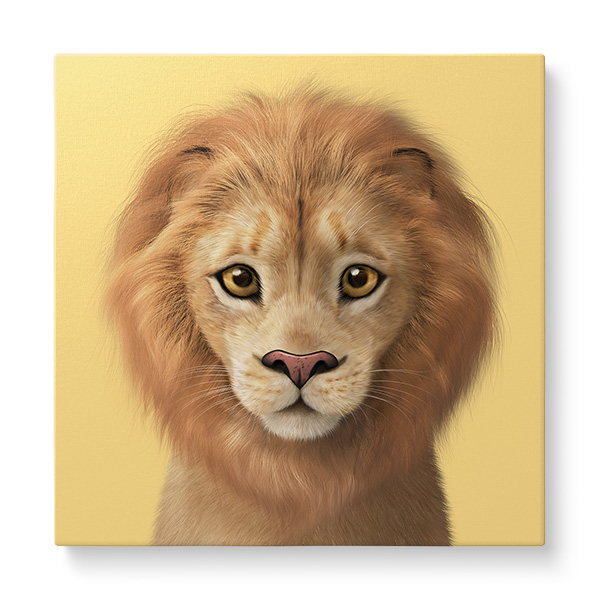 Lager the Lion Art Canvas
