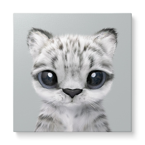 Yungki the Snow Leopard Art Canvas
