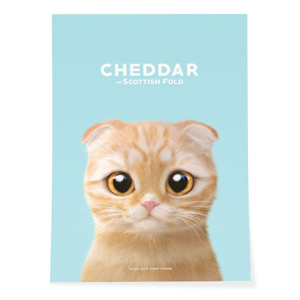 Cheddar Art Poster