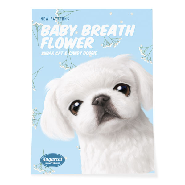 Happy’s Baby Breath Flower New Patterns Art Poster
