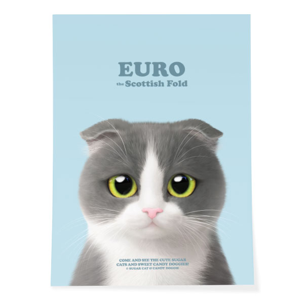 Euro Retro Art Poster