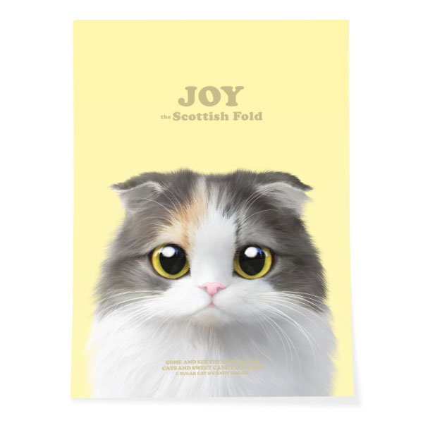 Joy Retro Art Poster